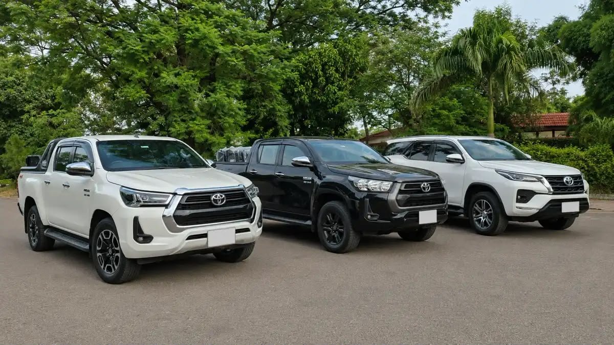 SUVs and pickups from our supplied vehicle photo collection